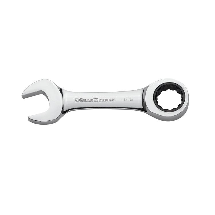 Stubby Combination Ratcheting Wrenches